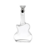 special design Guitar shaped glass bottle (3)