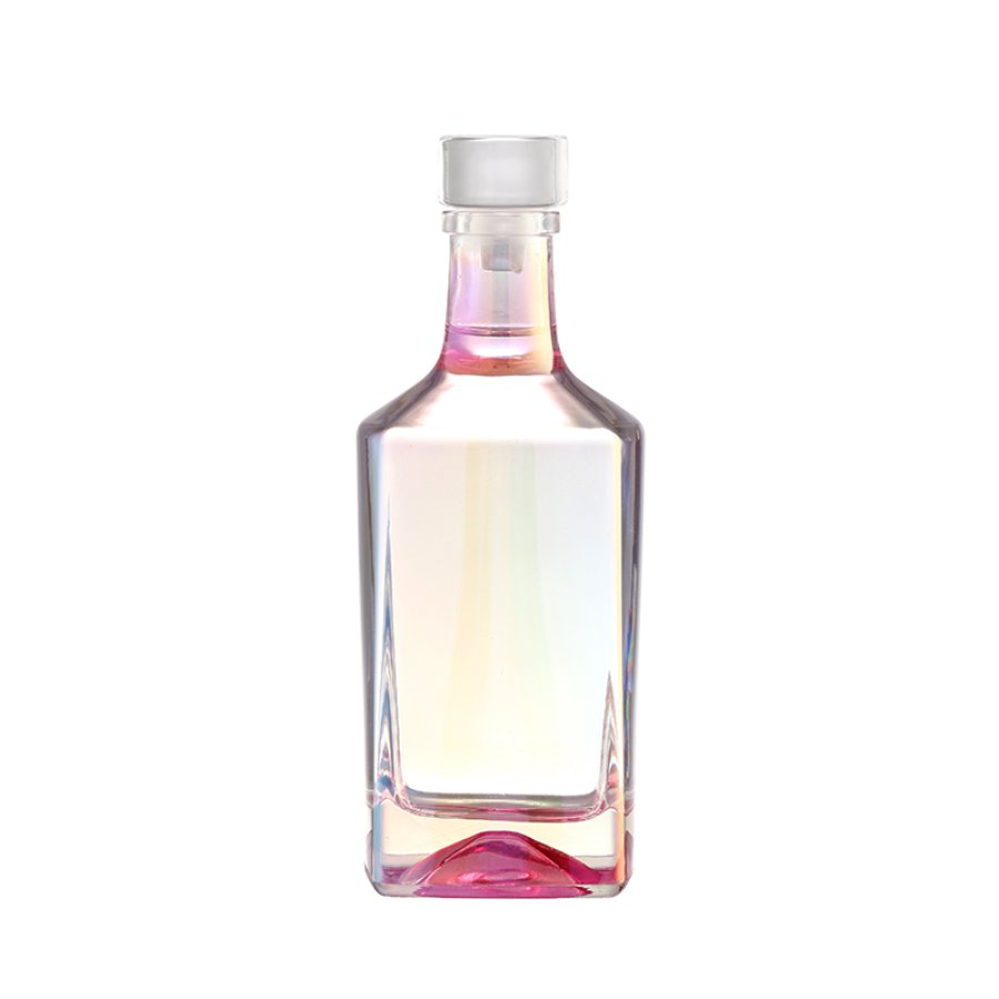 Pink Square Liquor Glass Bottle (6)