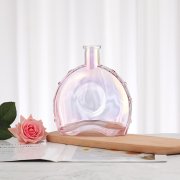 Pink Round Liquor Glass Bottle (5)