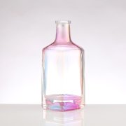 Pink Square Liquor Glass Bottle (2)