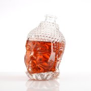 750ml Buddha head glass bottle (7)