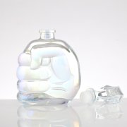 Fist shape glass spirit bottle (5)