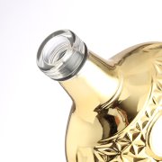 Golden Gourd Shaped Liquor Glass Bottle (3)