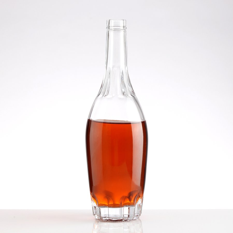 500ML High Quality Whisky Brandy Glass Bottle,70cl Customize Whisky Gin Glass Bo (2)