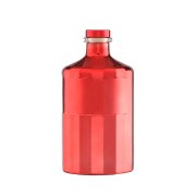 Red Cylindrical Liquor Glass Bottle (5)