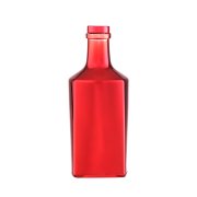 Red Metallic Liquor Glass Bottle (6)