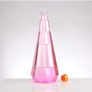 Pink 500ml Whisky Vodka Glass Bottle (4)