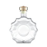 Unique shape Super Flint Glass Liquor Glass Bottle (4)