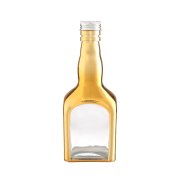 Gold Clear Liquor Glass Bottle (6)