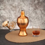 Unique Shape 500ml Wine Glass Bottle (2)