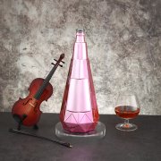 Pink 500ml Whisky Vodka Glass Bottle (2)