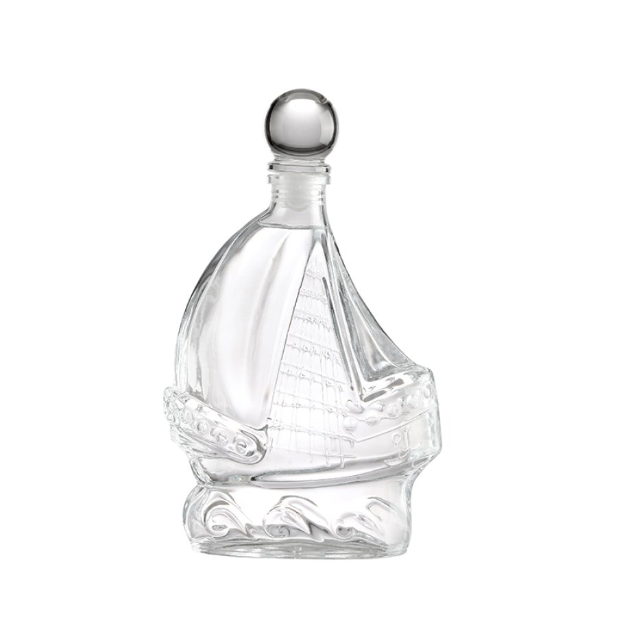 500ml ship and wave element glass bottle (4)