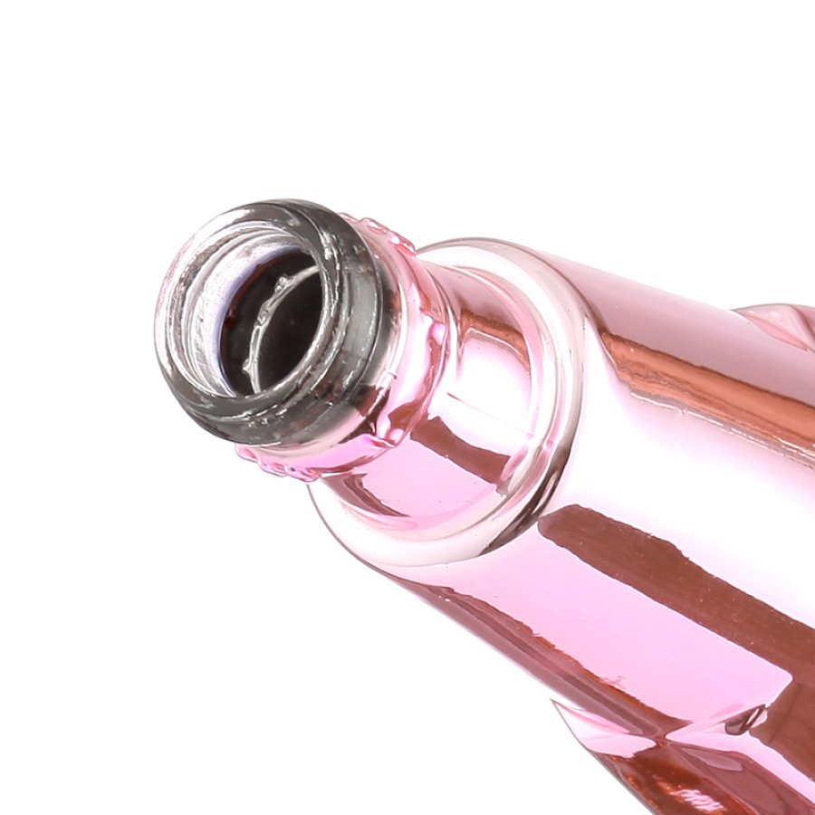 Pink 500ml Whisky Vodka Glass Bottle (6)