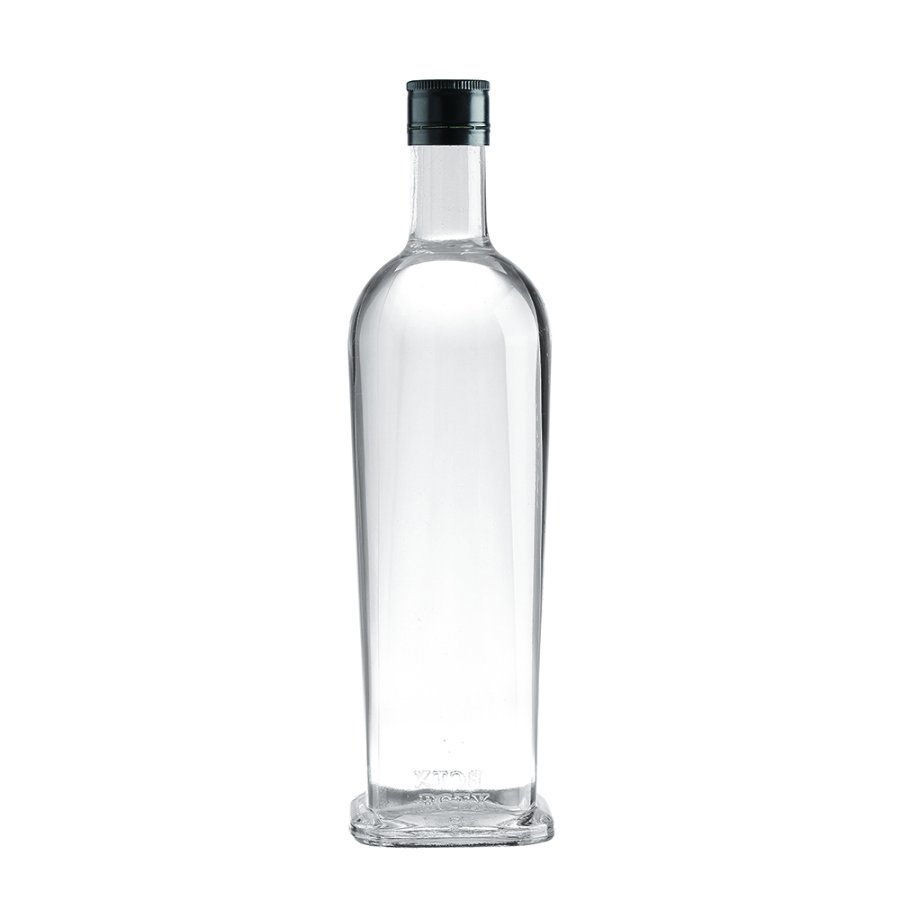 Hot Sale Round Gin Rum Liquor Glass Bottle (3)