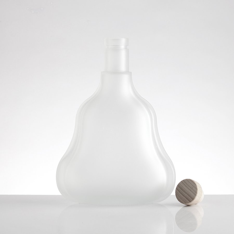 700ml gourd-shaped frosted glass bottle (4)