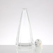 Hexagonal conical spirit glass bottle (5)