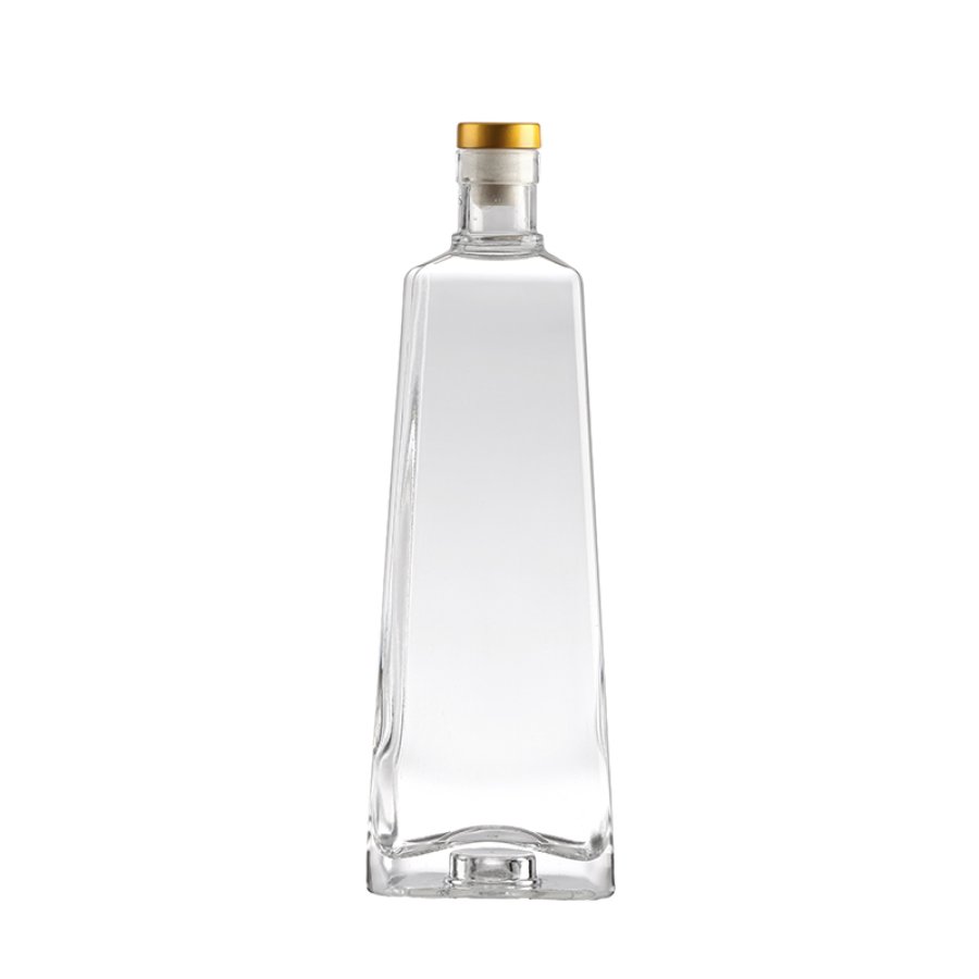  700ml trapezoidal glass spirit bottle (4)