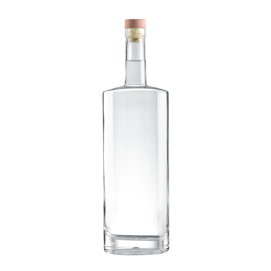 Oval flat shoulder 70cl liquor glass bottle (3)