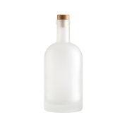 500ml round frosted gin Glass bottle (3)