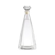 Hexagonal conical spirit glass bottle (4)