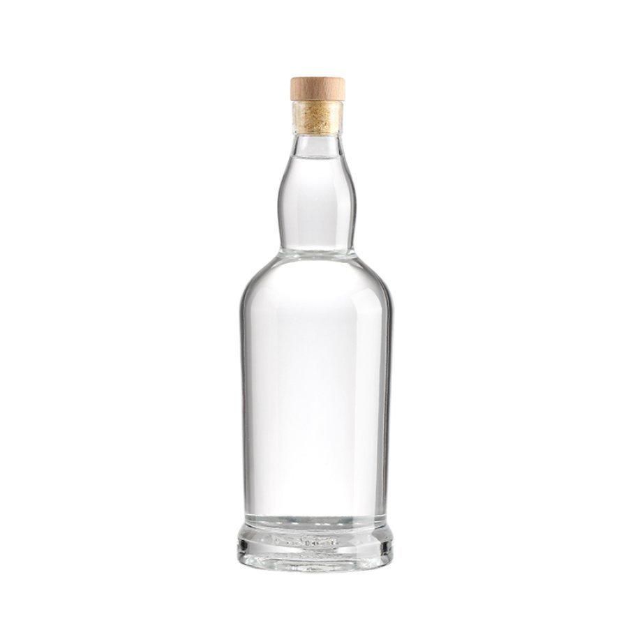 750ml Convex neck thick bottom glass bottle (3)