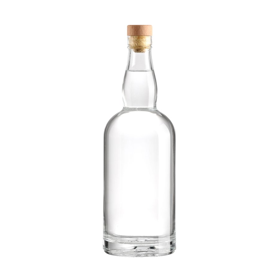 70cl convex neck whiskey glass bottle  (2)