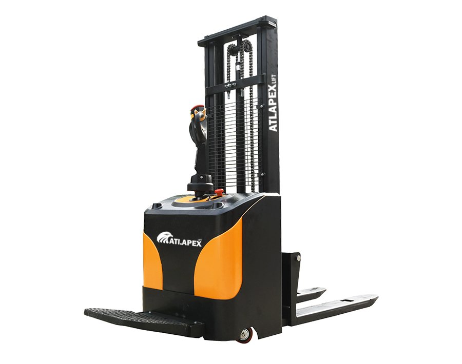 Electric Pallet Stacker       (Eco Stand-on) — 1.5T, 2T