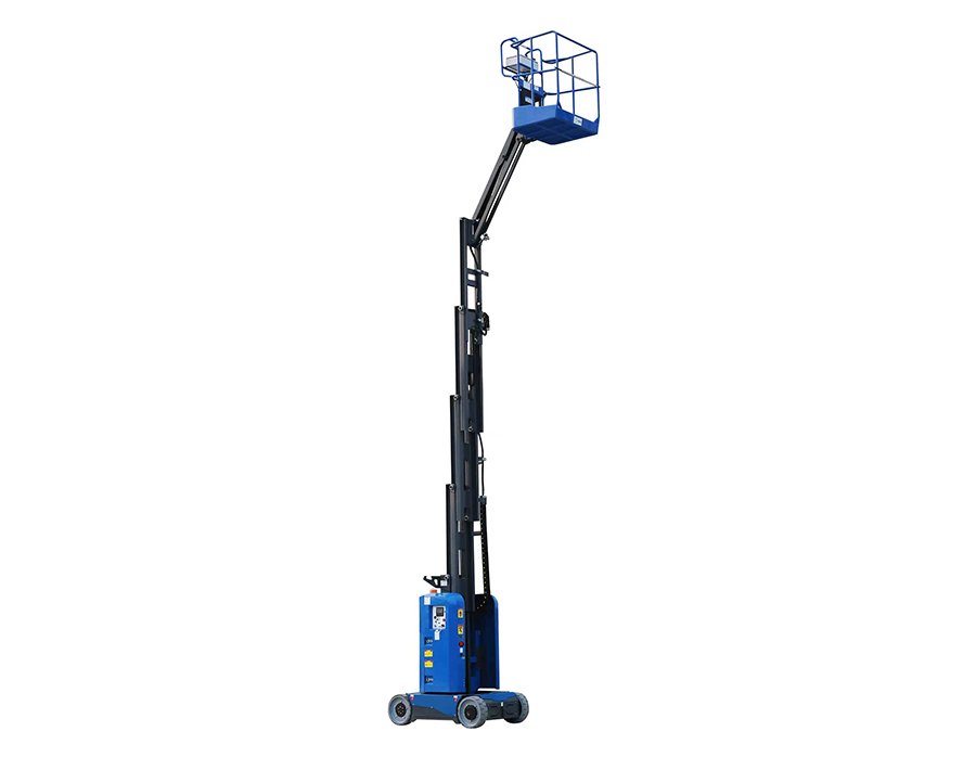 Forklift Style Vertical Mast Lift With JIB —10-11.2M