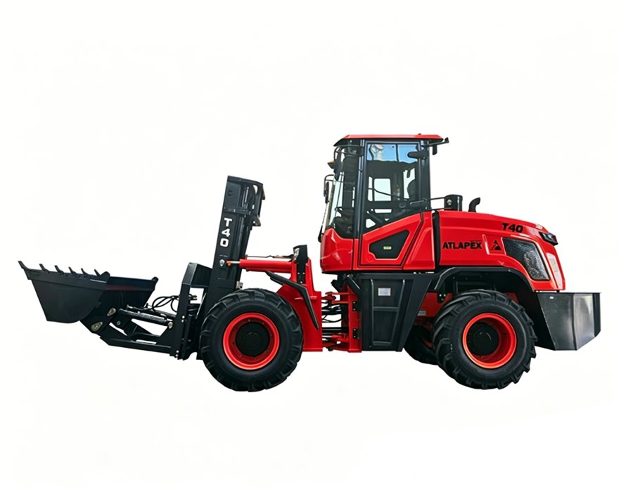 Articulated Rough Terrain Forklift 4WD — 3T,4T,5T