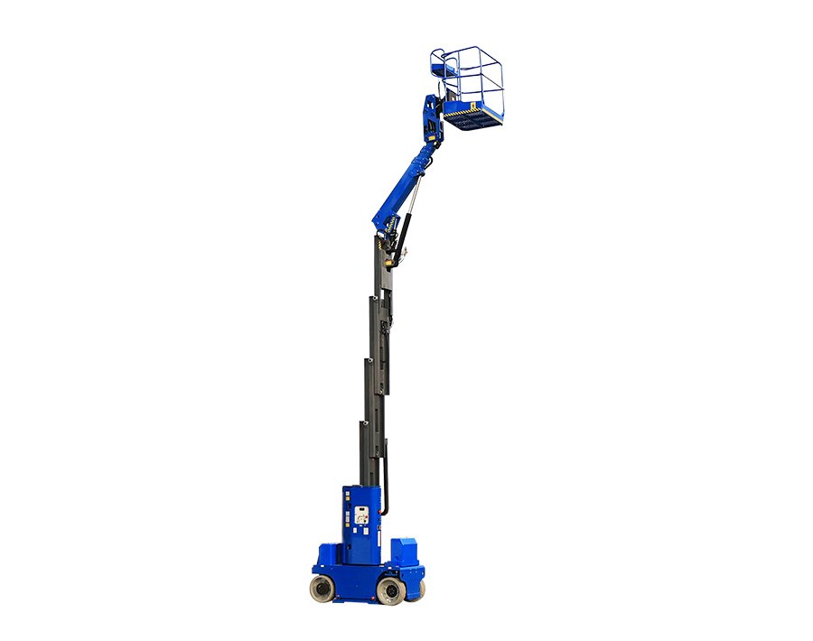 Forklift Style Vertical Mast Lift With JIB —12M