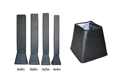 High density absorbent pole padding