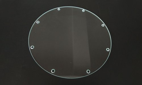 Placa de vidrio de cuarzo personalizada placa de vidrio de Observación de transmisión de luz ultravioleta