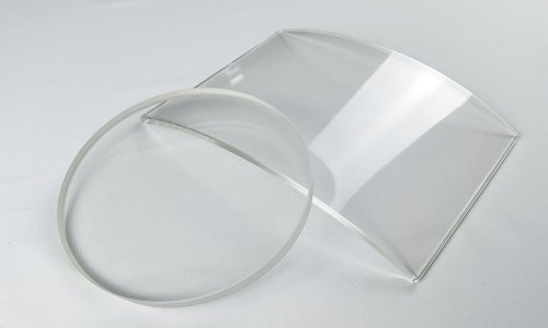 Vidrio De Borosilicato De Forma Personalizada Resistente Al Calor 3.3 Placa De Vidrio De Espejo Retrovisor Con Recipiente A Presión Para Ventana De Visualización