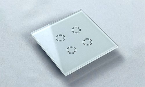 Silk Screen Printing Glass Tempered Glass Switch Glass Panel Switch Glass
