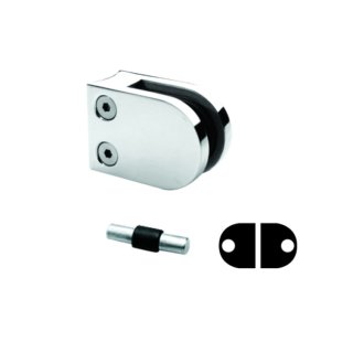 Zamak Glass clamp - D type 63x45