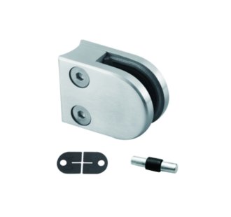Zamak Glass clamp - D type 50x40