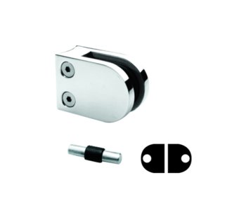 Zamak Glass clamp - D type 63x45