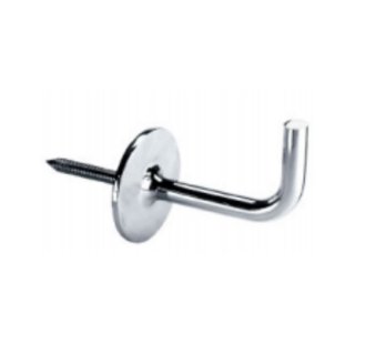 Wall bracket with screw welded