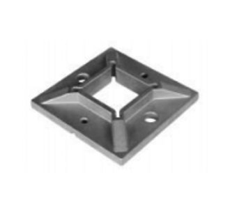 Square base plate