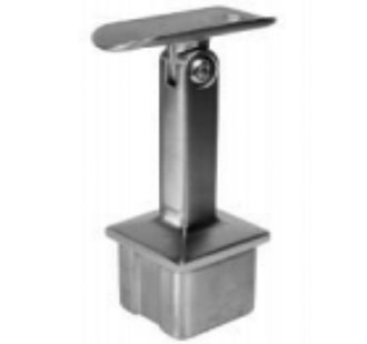 Adjustable handrail support - Square line