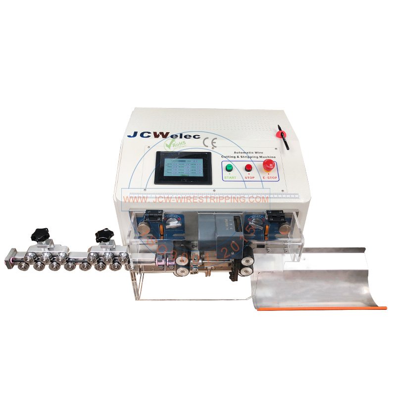 6MM O.D Round Multicore Power Cable Cutting Stripping Machine
