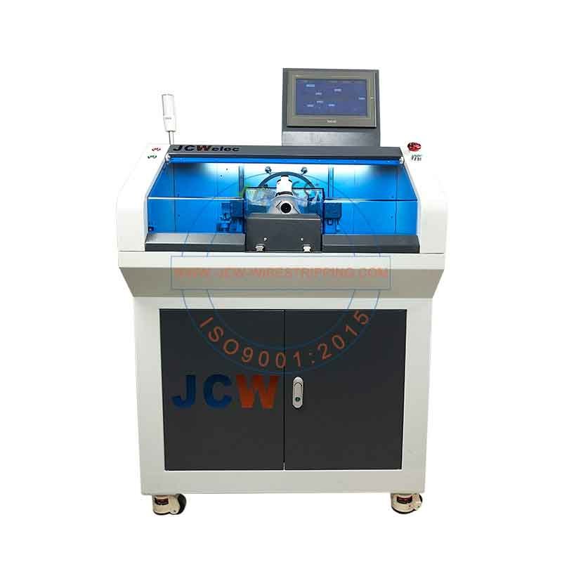 High Voltage Wire Rotate Stripping Shield Processing Machine