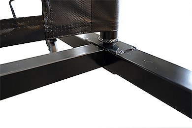 Frame surface treatment: Black powder coated