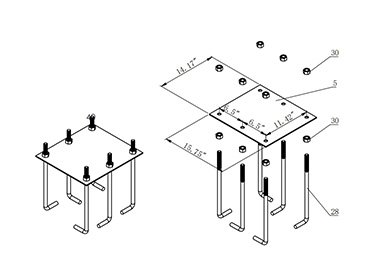 Anchor plate placement
