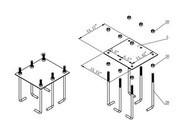 Anchor plate placement