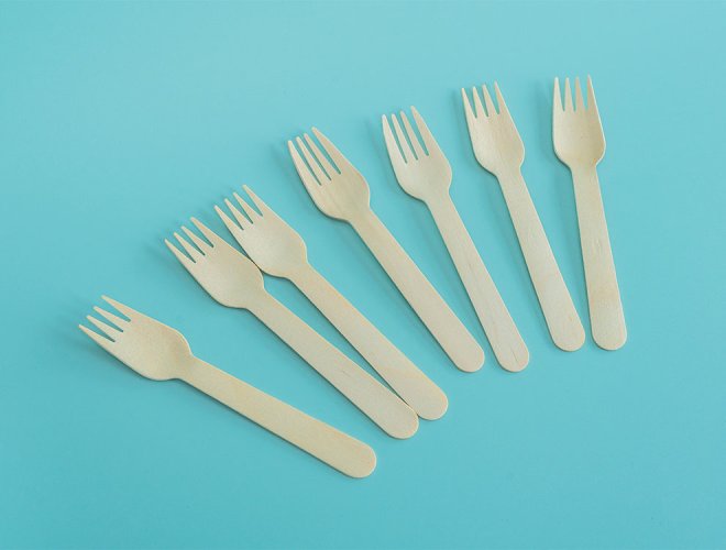 140mm Wooden Fork