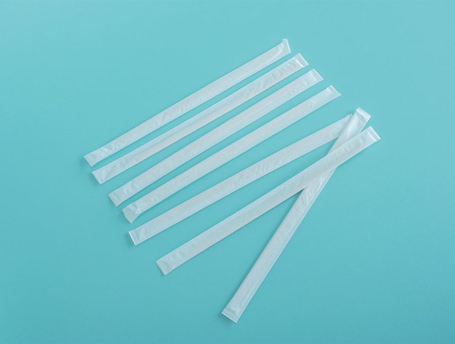 110mm individually wrapped wood stirrer