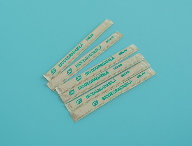 90mm individually wrapped wood stirrer