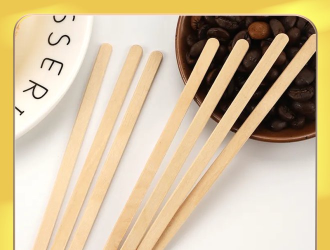 90mm wooden stirrer