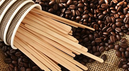 140mm Wooden Coffee Stirrer - MEGA